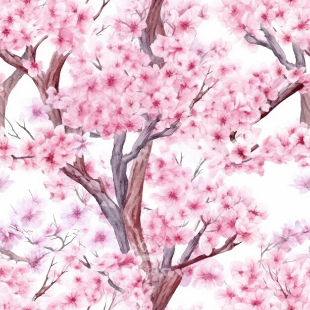 Un primer plano de un árbol con flores rosadas en él