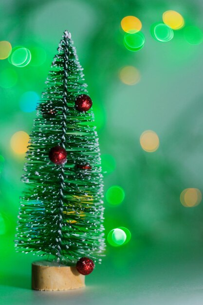 Primer plano del árbol de Navidad