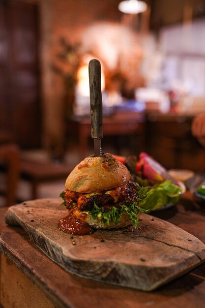 Foto primer plano de una bebida en la mesa de un restaurante