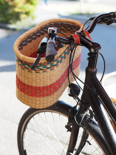 Foto primer plano de una bicicleta