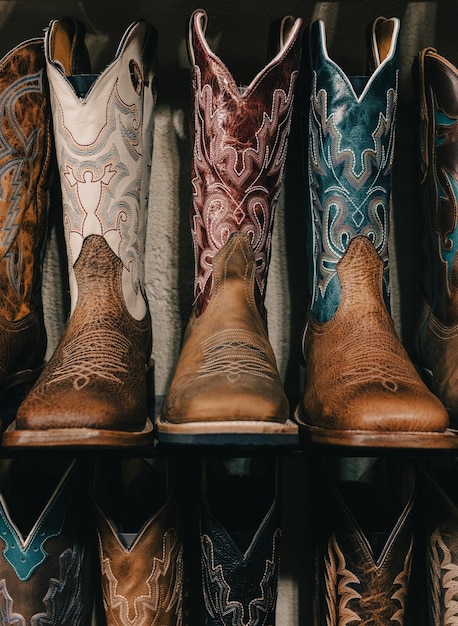 Primer plano de las botas