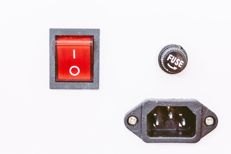 Foto primer plano de los botones en la pared
