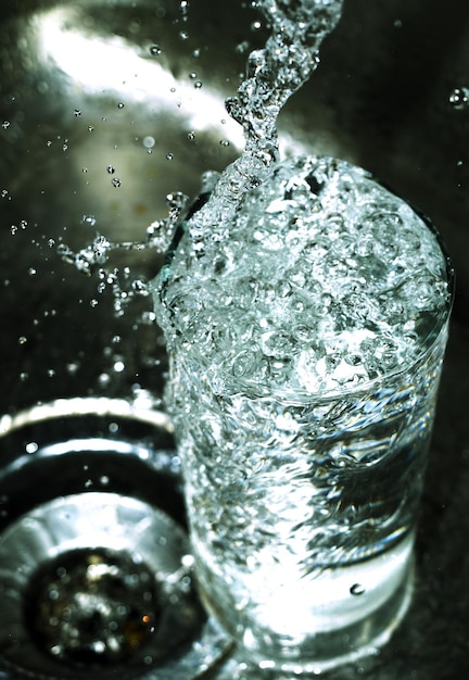 Foto primer plano de burbujas en el agua