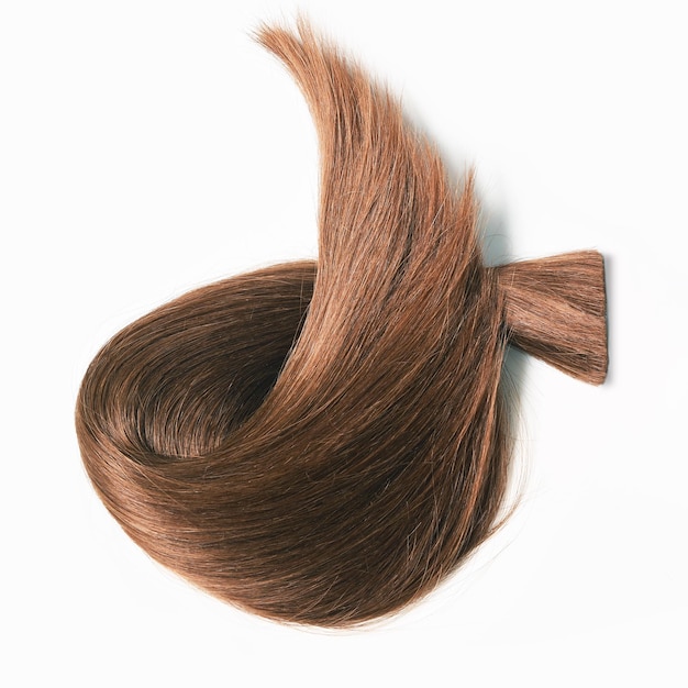 Un primer plano de un cabello que tiene la palabra cabello.