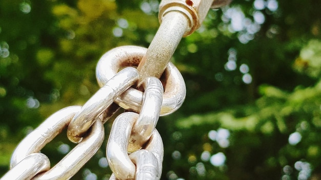 Foto primer plano de la cadena