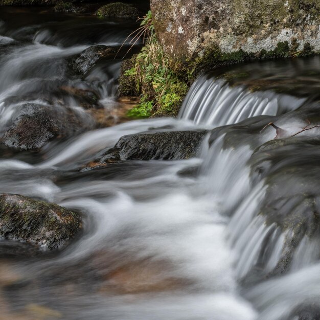 Primer plano de la cascada