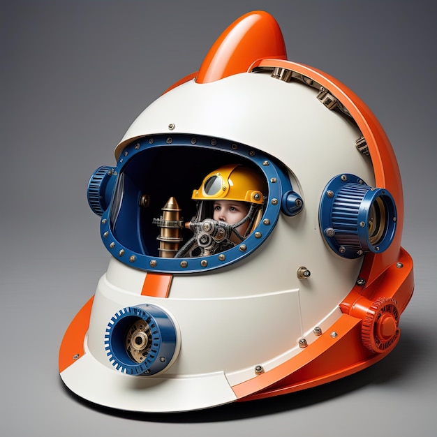 primer plano de un casco de robot y una máscara de gas aislada sobre un fondo negroprimer plano de un casco con