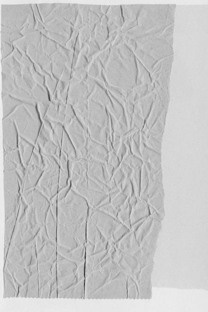 Primer plano de collage de papel rasgado blanco