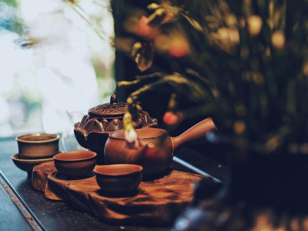 Foto primer plano de la comida en la mesa