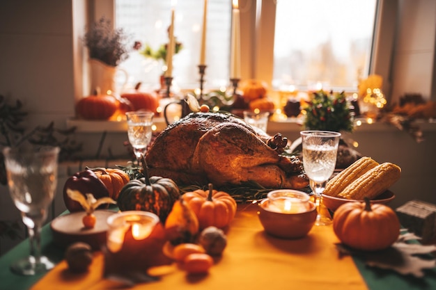 Primer plano de la comida en la mesa