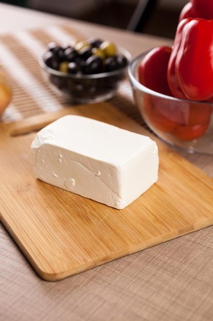 Foto primer plano de la comida en la mesa