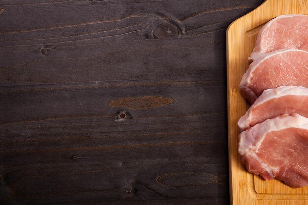 Foto primer plano de la comida en la mesa