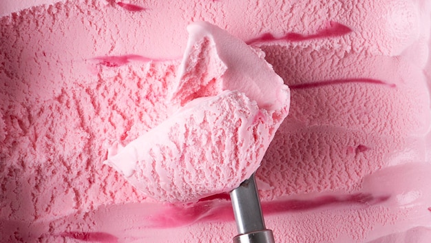 Foto primer plano de un cono de helado