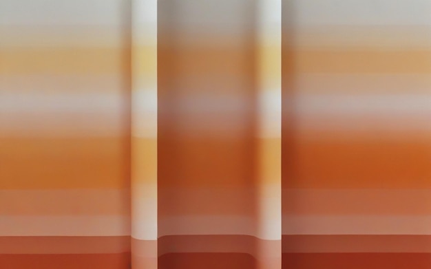 un primer plano de una cortina con un patrón de colores naranja amarillo y blanco
