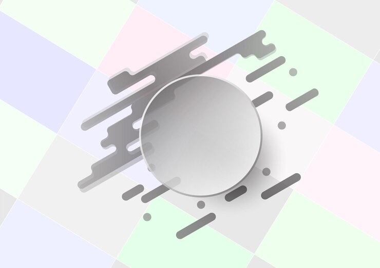 Foto primer plano del cuenco sobre un fondo abstracto