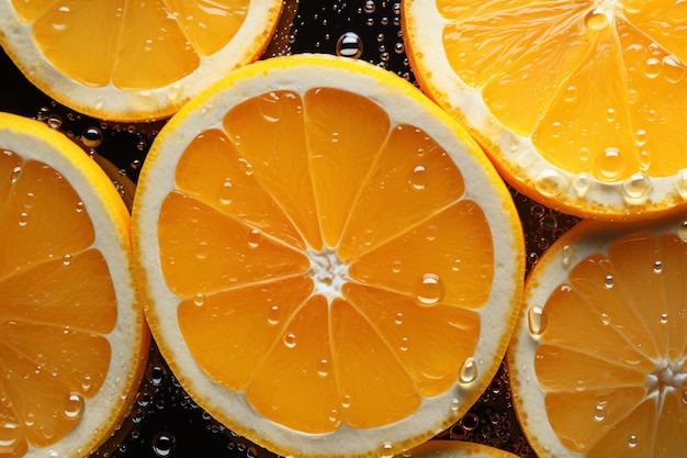 Primer plano de una deliciosa fruta naranja con una imagen de alta calidad que se adapta a una variedad de temas como salud, vitaminas, alimentos, verano y bebidas.