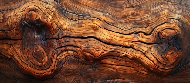 Un primer plano detallado de la textura de la madera