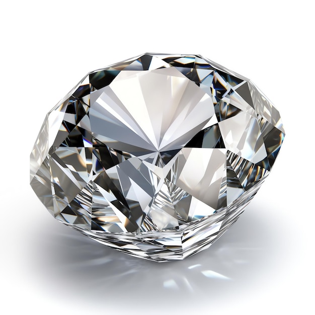 un primer plano de un diamante
