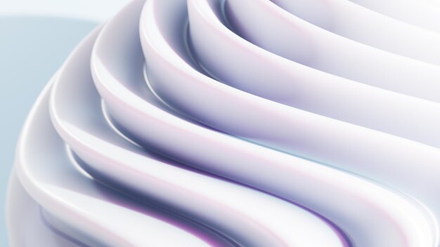 Foto un primer plano de una espiral de líneas blancas y violetas