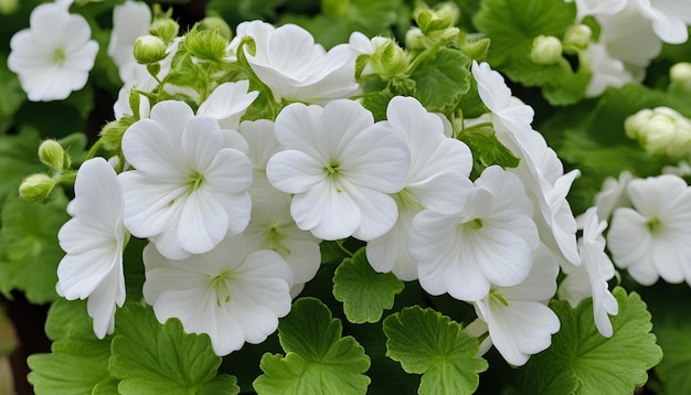 Foto un primer plano de una flor con los pétalos blancos