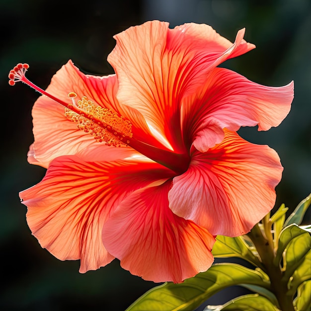 Un primer plano de una flor