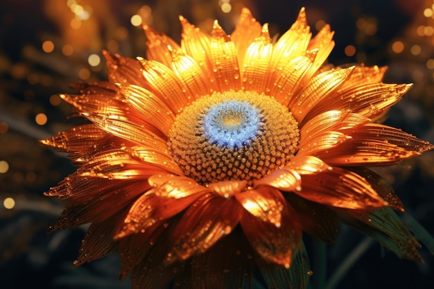 un primer plano de una flor