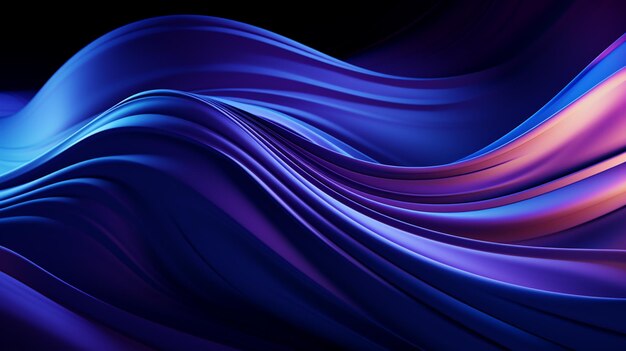 un primer plano de un fondo abstracto púrpura y azul generativo ai
