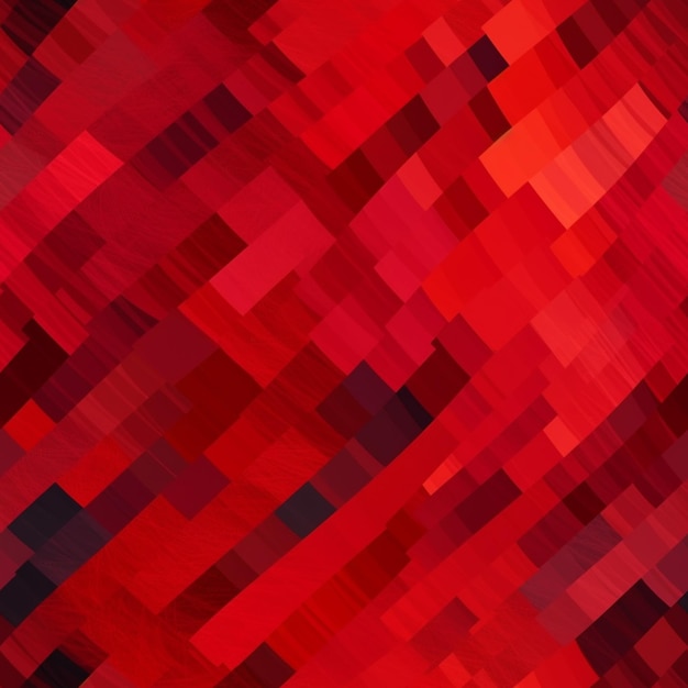 Un primer plano de un fondo abstracto rojo y negro con cuadrados generativos ai