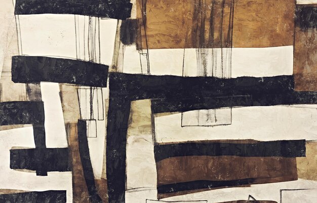 Primer plano de fondo dorado abstracto pintado a mano de pintura acrílica sobre lienzo Arte moderno Textura rica