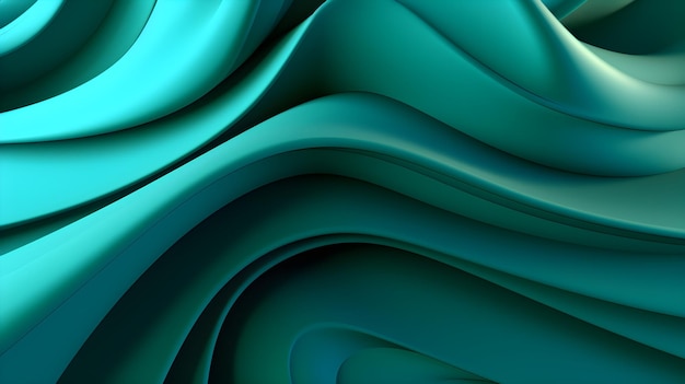 Un primer plano de un fondo ondulado azul y verde