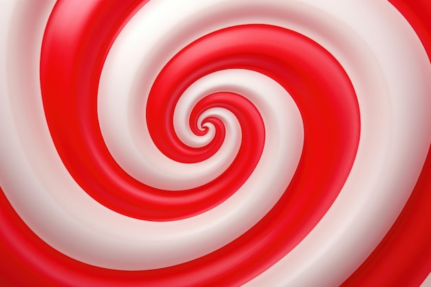 Foto primer plano de fondo de paleta espiral blanca y roja fondo espiral