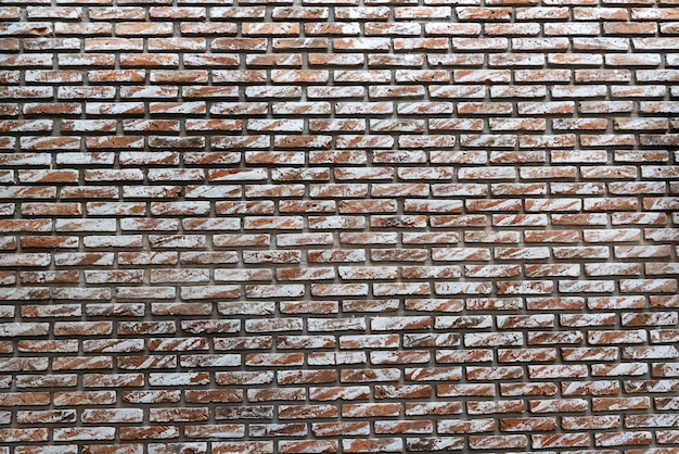 Primer plano de fondo de pared de ladrillo moderno en edificio moderno