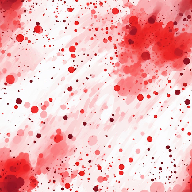 un primer plano de un fondo rojo y blanco con muchos puntos generativos ai