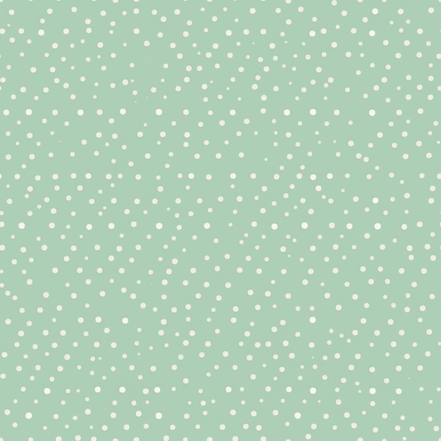 Foto un primer plano de un fondo verde con puntos blancos ai generative