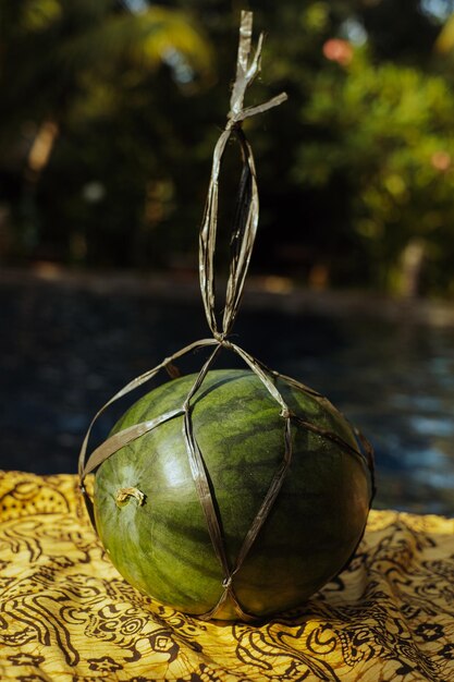 Primer plano de la fruta en la mesa