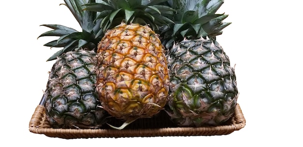 Foto primer plano de las frutas en la canasta