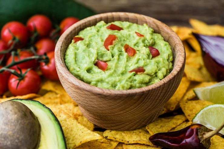 Foto primer plano de las frutas en el cuenco