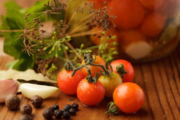 Foto primer plano de las frutas en la mesa