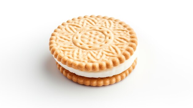 Foto un primer plano de una galleta con una cara sonriente en ella