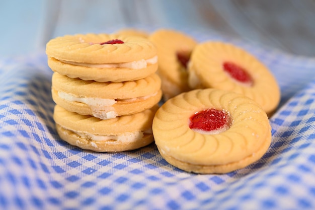 Primer plano de las galletas