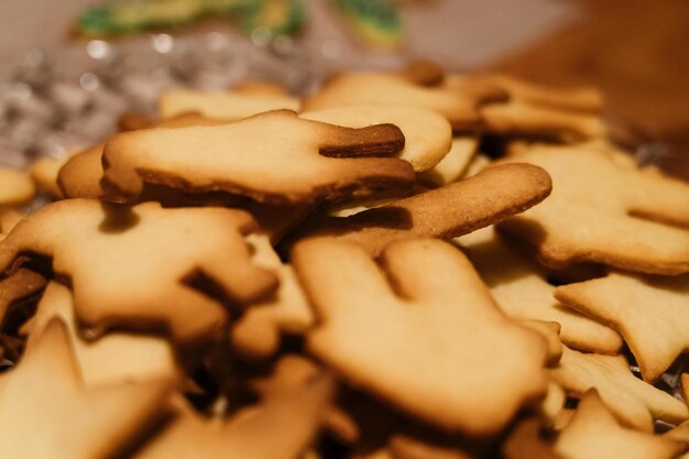 Primer plano de las galletas