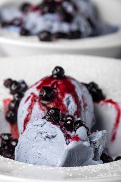 Foto un primer plano del helado.