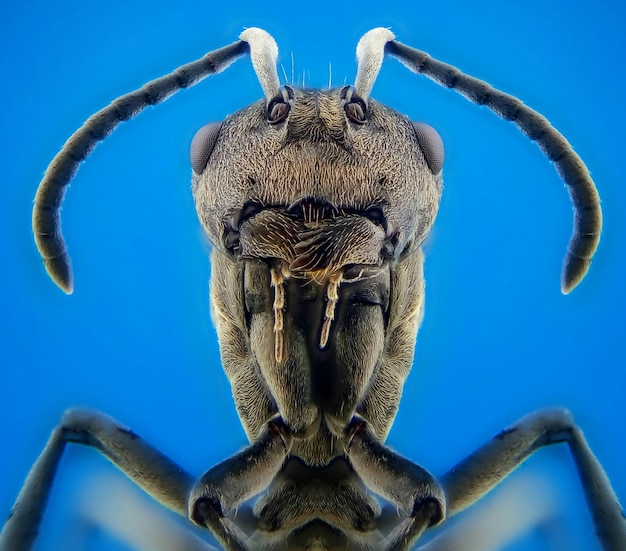 Foto primer plano de un insecto