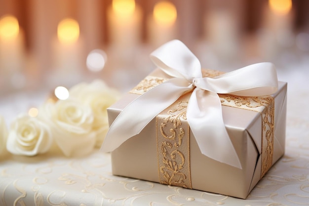 Un primer plano de los intrincados detalles de encaje floral en un velo de boda