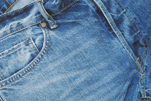 Foto primer plano de jeans de hombre
