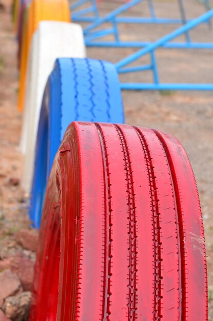 Foto primer plano de lápices multicolores