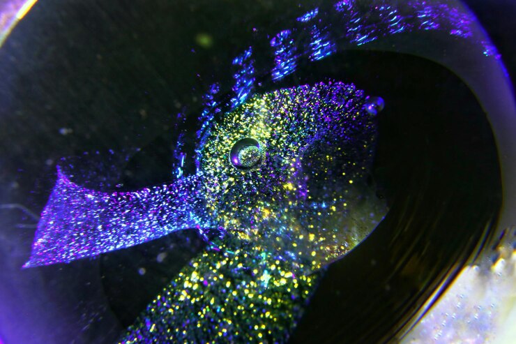 Foto primer plano de luces de colores