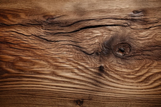 Un primer plano de una madera con un patrón de nudo