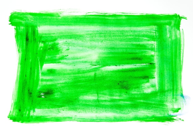 Primer plano de la mancha de pintura rosa sobre un fondo blanco