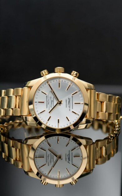 Un primer plano de la mano de un hombre sosteniendo un reloj de pulsera